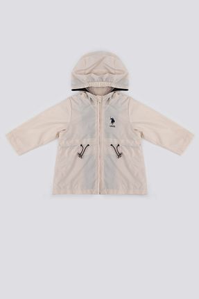 بادگیر و بارانی بژ بچه گانه ضد آب U.S. Polo Assn. - کد 702263461