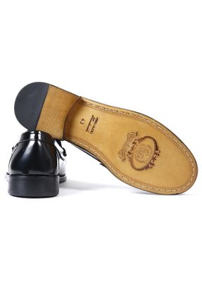کفش کلاسیک مشکی مردانه چرم طبیعی کد 375578188