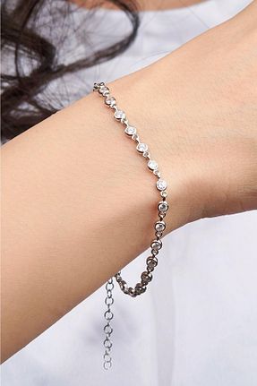 دستبند نقره زنانه 925 عیار Tmt Silver - کد 702219372