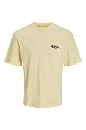 تیشرت بژ مردانه رگولار Jack & Jones - کد 702338881