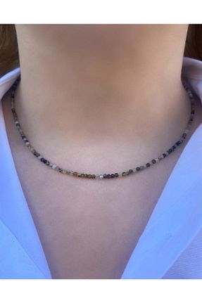 گردنبند جواهر رنگی زنانه سنگ Asya Gems - کد 703437383