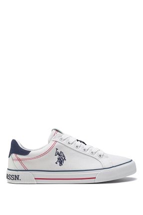 کفش اسنیکر سفید زنانه بند دار U.S. Polo Assn. - کد 702580221