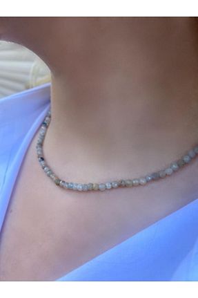 گردنبند جواهر رنگی زنانه سنگ Asya Gems - کد 703460861