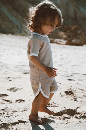 ست نوزادی قهوه ای بچه گانه پنبه ای Tarkito Baby - کد 698505482