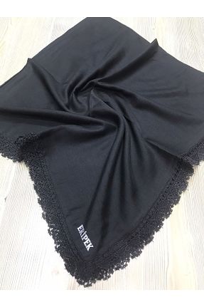 روسری مشکی پنبه پلی استر Eripek - کد 102492060