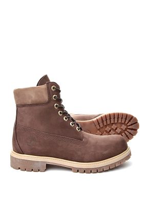 بوت / نیم بوت صورتی مردانه پاشنه ضخیم Timberland - کد 2425629