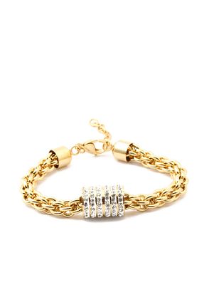 دستبند استیل (فولاد) سفید زنانه استیل (فولاد) Welch - کد 758164