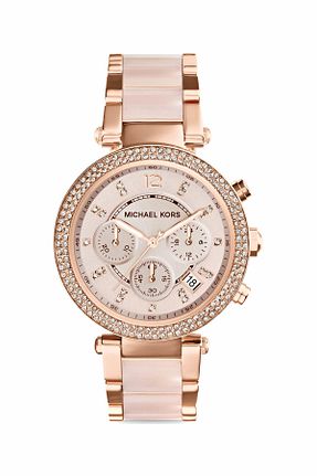 ساعت مچی سفید زنانه استل (فولاد) Michael Kors - کد 34814710