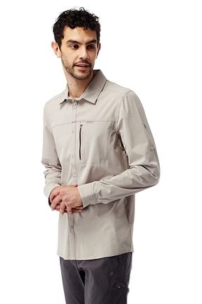 پیراهن طوسی مردانه رگولار Craghoppers - کد 3728470