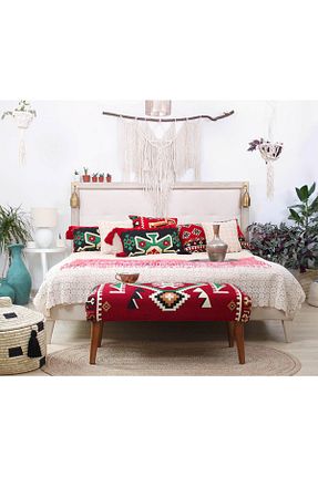 پوف و نیمکت سفید پلی استر Lorence Home - کد 3248119