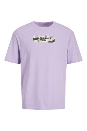 تیشرت بنفش مردانه Relaxed Jack & Jones - کد 704198048
