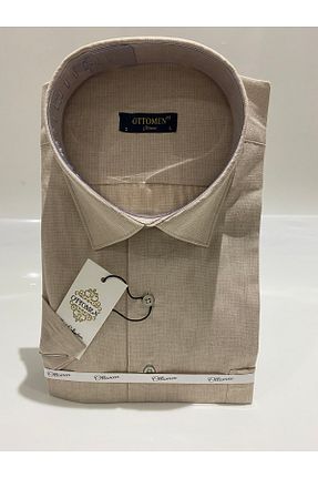 پیراهن بژ مردانه رگولار Genel Markalar - کد 684789674