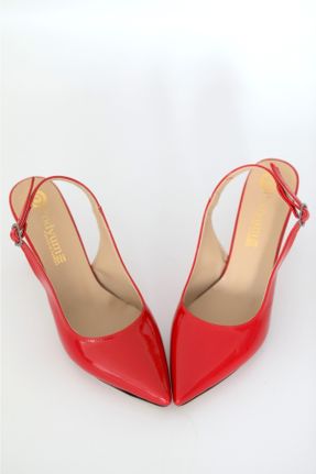 کفش پاشنه بلند کلاسیک قرمز زنانه پاشنه نازک پاشنه متوسط ( 5 - 9 cm ) کد 704326698