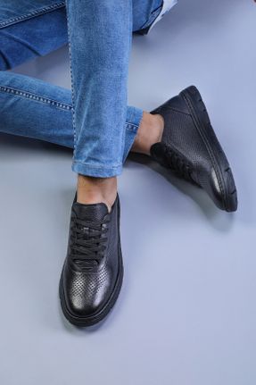 کفش کژوال مشکی مردانه پاشنه کوتاه ( 4 - 1 cm ) پاشنه ساده کد 704778809