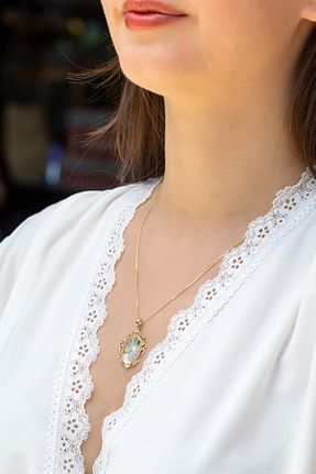 گردنبند طلا زرد زنانه 14 عیار Cenova Jewelry - کد 705057955