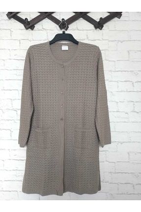 کت حجاب طوسی زنانه رگولار anne moda ankara - کد 705199214