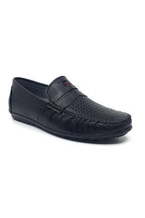 کفش کژوال مشکی مردانه چرم خالص Taşpınar Ayakkabı - کد 705360381