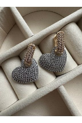گوشواره جواهر طلائی زیرکن ringbox - کد 705486333