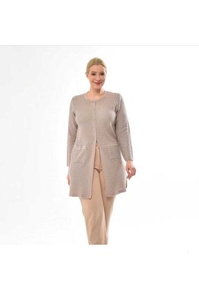 کت حجاب طوسی زنانه رگولار anne moda ankara - کد 705199214