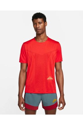 تی شرت قرمز مردانه رگولار پلی استر مقاوم در برابر آب کد 705994862