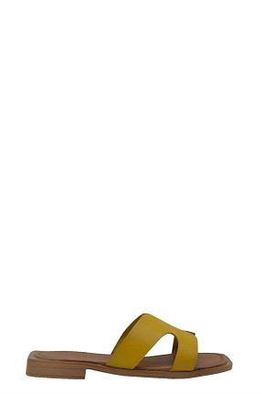 دمپائی زرد زنانه پاشنه تخت Moulin Shoes - کد 706089296