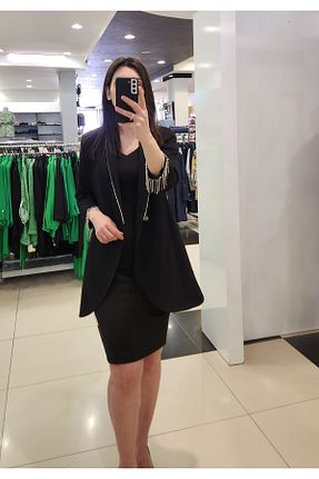 کت مشکی زنانه Blazer GARNİ - کد 707349751