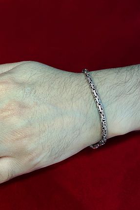 دستبند نقره مردانه 925 عیار ENCİLİ SİLVER - کد 67440122