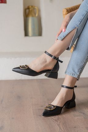 بابت مشکی زنانه چرم مصنوعی DURUNUN BUTİĞİ - کد 705971153