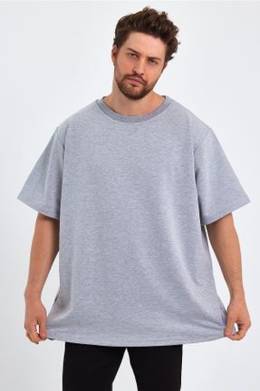 تی شرت طوسی زنانه سایز بزرگ نخ 2 کد 706252068