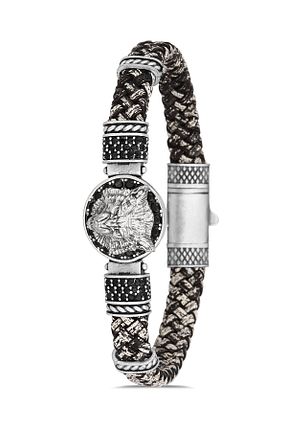 دستبند جواهر مردانه زیرکن cheetah quality - کد 706693620