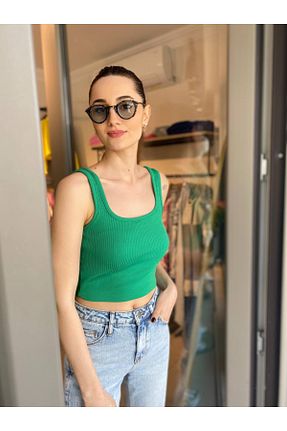 بادی سبز زنانه بندی ضخیم HANDE ÇOLPAN - کد 707032061