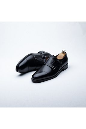 کفش کلاسیک مشکی مردانه چرم خالص İBAY - کد 46429777