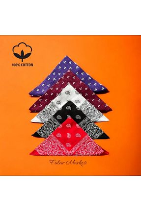 باندانا مشکی پنبه ای Fular Marketi - کد 227415999