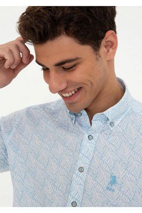 پیراهن آبی مردانه رگولار U.S. Polo Assn. - کد 708459764