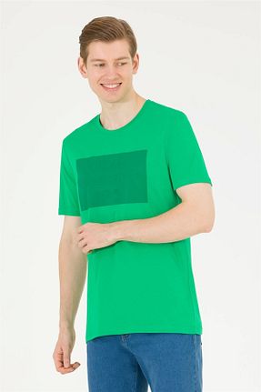تیشرت سبز مردانه رگولار U.S. Polo Assn. - کد 708850492