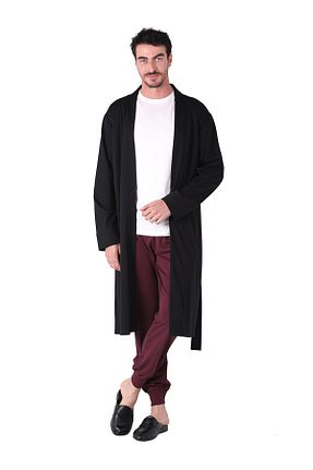 ربدوشام مشکی مردانه %100 پنبه Damat - کد 708037778