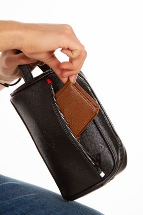 کیف دستی مشکی مردانه سایز متوسط NEWISH POLO ACCESSORIES - کد 379779481