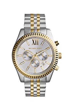 ساعت مچی سفید مردانه استل (فولاد) Michael Kors - کد 2461102