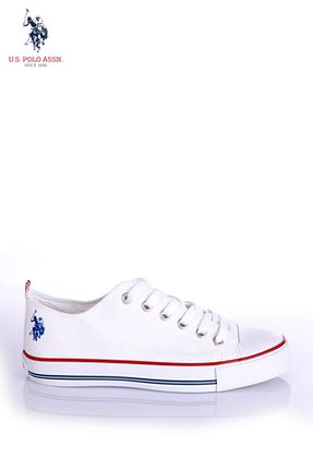 کفش اسنیکر سفید بچه گانه بند دار U.S. Polo Assn. - کد 2816035