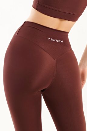 ساق شلواری اسپرت قهوه ای زنانه بلند yexech - کد 205949002