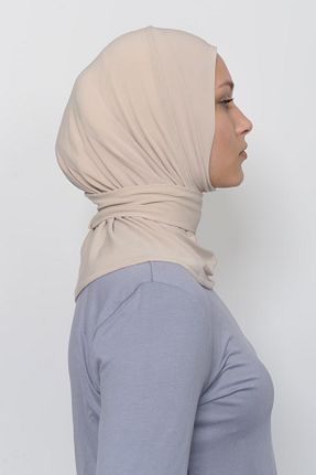 روسری بژ پلی استر Altobeh - کد 708300585