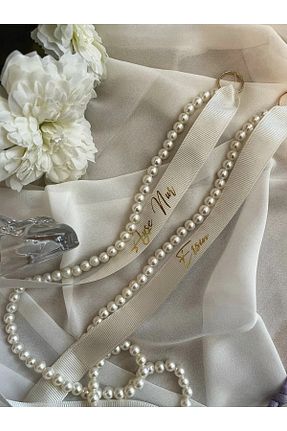 عقد و عروسی و حنابندان سفید Rima Tasarım - کد 709286826