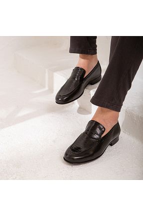 کفش کلاسیک مشکی مردانه چرم خالص Tamer Tanca - کد 359131903