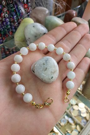 دستبند جواهر رنگی زنانه سنگ طبیعی NBS Beautiful Naturel Stones - کد 709305941