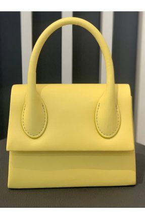 کیف دوشی زرد زنانه چرم مصنوعی کد 710913190