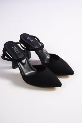 کفش پاشنه بلند کلاسیک مشکی زنانه پاشنه متوسط ( 5 - 9 cm ) پلی استر پاشنه نازک کد 711039836