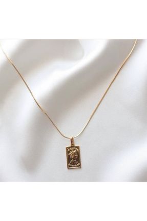 گردنبند جواهر طلائی زنانه روکش طلا کد 710009696