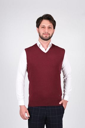 سوئیتر بنفش مردانه اکریلیک Çizgi Triko - کد 48226489