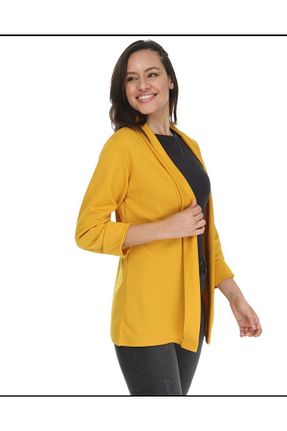 کت زرد زنانه رگولار ESCBUTİK - کد 709521855