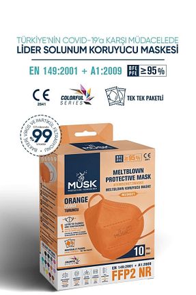 ماسک FFP و N95 نارنجی Musk - کد 204863903